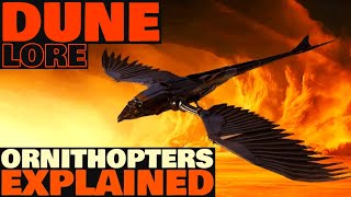 Ornithopters Explained  Dune Lore [upl. by Anovahs]