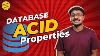 Database ACID Property  ACID Properties of a Transaction [upl. by Llerrac]