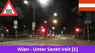 Železniční přejezdBahnübergang WienUnter Sankt Veit 1 A  28102023 [upl. by Secnarf115]