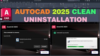 Uninstall AutoCAD 2025 Completely [upl. by Heda]