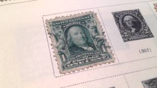 19021903 1¢ Benjamin Franklin US Postage Stamp Scotts 300 [upl. by Langer]