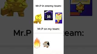 Mr P meme brawlstars brawlergame bs brawl memes [upl. by Sirotek]