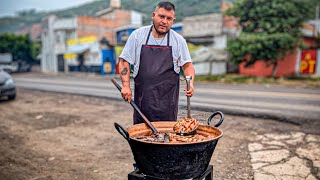 CARNITAS MICHOACANAS  El secreto esta en el fuego Así las prepara Roy a las BRAZAS [upl. by Ydda]