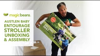 Austlen Entourage Stroller Unboxing and Assembly  Best Strollers  Most Popular [upl. by Haldi]