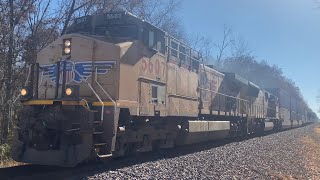 UP 5607 Leads ISMSEJ through Kinmundy IL [upl. by Siloum424]