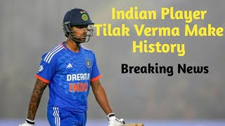 Tilak Varma Creates History Scores 3 Consecutive T20 Centuries [upl. by Inanak]