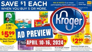 NEW MEGA SALE Kroger Ad Preview for 410416  Mega Sale 5x Digitals Weekly Digitals amp MORE [upl. by Akelahs]