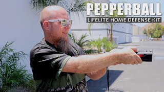 PepperBall Lifelite Home Defense Kit  Shooting [upl. by Mason123]