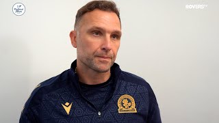 John Eustace postmatch interview H Derby County [upl. by Morrissey]