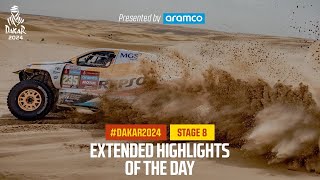 Extended highlights of Stage 8 presented by Aramco  Dakar2024 [upl. by Emor566]