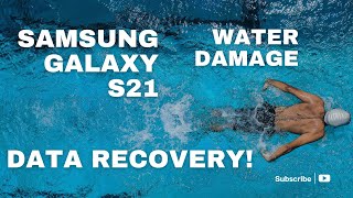 Samsung Galaxy S21 Data Recovery  Went Swimming for an Hour [upl. by Felicidad]