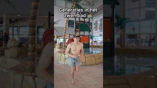 Generaties in het zwembad 👵🏊‍♂️ Ga jij zwemmen deze vakantie 🤔 [upl. by Tychonn]