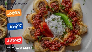 Easy Homemade Turkish Sarma Lamb Beyti Kebab with Tomato Sauce and Yogurt [upl. by Ativoj]