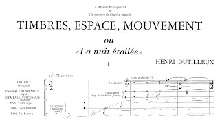 Henri Dutilleux  Timbres espace mouvement ou «La nuit étoilée» 19781990 [upl. by Atlante]