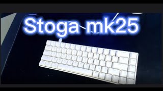 Unboxing the Stoga Mk 25 mechanical keyboard [upl. by Black]