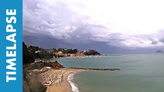 Autunno a Lerici  Maltempo in Time Lapse x2  8 Ottobre 2024 [upl. by Nalyt]