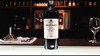 Decanting Vintage Port  Grahams [upl. by Etteragram134]