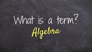 What is a term in Algebra [upl. by Lipsey]