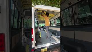 All vehicles interior works  tempo traveller interior modification in chennai [upl. by Rramahs566]