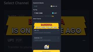 Binance to Bank account withdrawal 🤑💰hamsterkombat binance shorts trending withdrawal money [upl. by Yvon304]