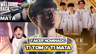 FAKER Y T1 PREMIADOS  MATA VUELVE A T1  ¿QUE PASÓ CON KANAVI  Noticiero N°12 LoL Esports [upl. by Maddock]