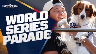 WORLD SERIES PARADE Highlights from the Dodgers parade to celebrate their championship [upl. by Brigette]