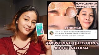 HOW TO APPLY NIZORAL ON FUNGAL ACNE FULL DETAILS  Ms Krisha Natividad [upl. by Vivle]