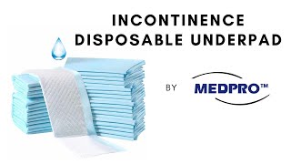 Incontinence Disposable Underpads [upl. by Lupiv199]