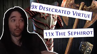 Getting 40 Divines from Gravicius  Continuing Crafting My Axe and Chest [upl. by Tiphany]