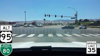 Reno to Winnemucca NV  HD Time Lapse 7818 [upl. by Yelbmik]