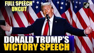 Full Speech Uncut Donald Trump’s victory speech as he wins US Presidential Election for 2nd time [upl. by Ades]