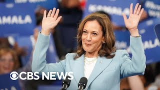 Kamala Harris raising Democratic enthusiasm to vote CBS News poll finds [upl. by Aihsit]