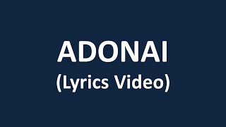 Adonai Lyrics Video [upl. by Longawa]