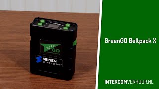 GreenGO Beltpack X  Product Highlight  Intercomverhuurnl [upl. by Sherill662]