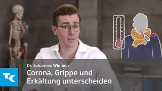 Wie kann ich Corona Erkältung und Grippe voneinander unterscheiden  Dr Johannes Wimmer [upl. by Lamrert781]