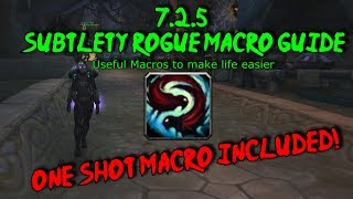 Evasionx Subtlety Rogue Macro Guide  One Shot Macro Check Description [upl. by Elatnahs]