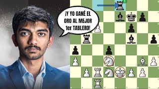 ¡INDIA GANA LA MEDALLA DE ORO 🥇 Fedoseev vs Gukesh Olimpiadas 2024 [upl. by Laith]