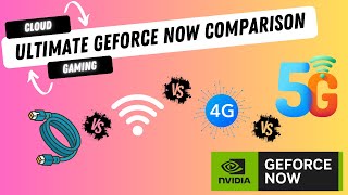 Ultimate Geforce Now Comparison 4G vs 5G vs Wifi 6 vs Ethernet [upl. by Deeyn]