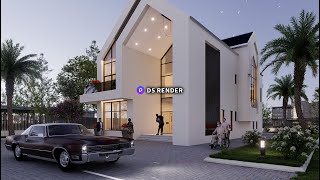 D5 Render Beginners Course Simplified Exterior Scene [upl. by Eseret]