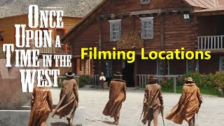 Once Upon a Time In the West  filming location video  Ennio Morricone Leone Fonda Bronson [upl. by Branscum126]