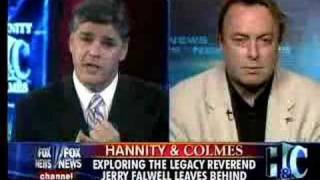 Christopher Hitchens on Hannity amp Colmes about Rev Falwells Death [upl. by Saxet734]