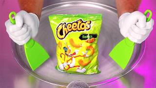 ASMR  Cheetos Ice Cream Rolls  relaxing crunchy and crisp Sounds  no talking Tingles amp Triggers [upl. by Skrap849]