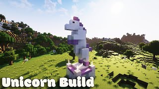 How to build a Unicorn in Minecraft [upl. by Daphene]