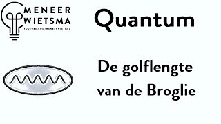 Natuurkunde uitleg Quantum 4 De golflengte van de Broglie [upl. by Aziar298]