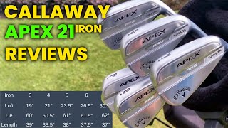 Callaway Apex 21 Irons Review Callaway Apex 21 Irons for MidHandicappers [upl. by Body506]