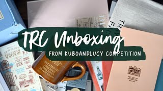 Travelers Company Haul Unboxing  KuboandLucy Stationery Competition [upl. by Rakso]