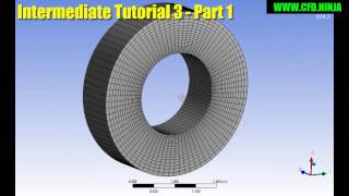 ✅ ANSYS MESHING  Hexahedral Mesh  Intermediate Tutorial 3  Part 12 [upl. by Roley]