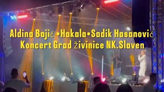 Aldina Bajić•Hakala•Sadik Koncert Živinice stadion NKSlaven [upl. by Ruberta]