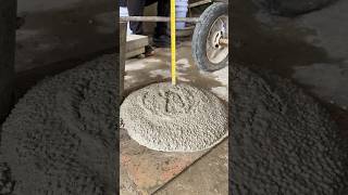 Lightweight Concrete Slump youtubeshorts shorts short concrete construction cement satisfying [upl. by Wack239]