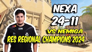 CS2 POV  UNPAID nexa 2411 vs Nemiga Mirage  RES Regional Champions 2024 Grand final [upl. by Cordalia]